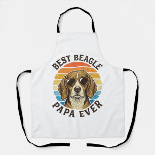 Delantal Diseño de camiseta de Papá de perro vintage de Pap