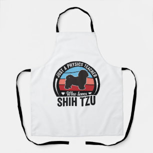 Delantal Diseño de camiseta de perro vintage de profesor de