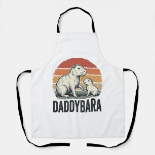 Delantal Diseño de camiseta de puesta de sol vintage de Dad