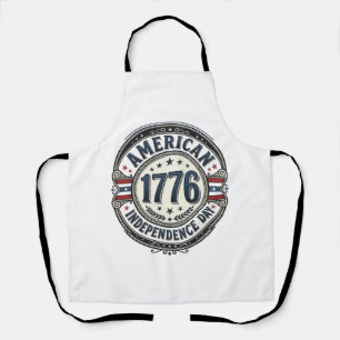 Delantal Diseño de camiseta del Día de la Independencia est