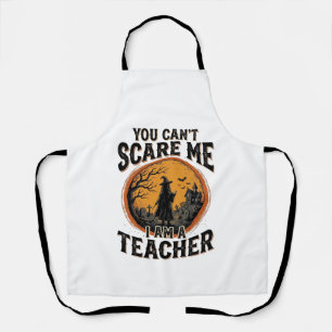 Delantal Diseño de camiseta escolar espantosa de profesor d