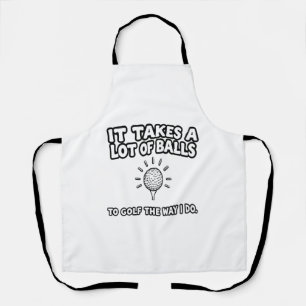 Delantal Diseño de camiseta para el amante del golf