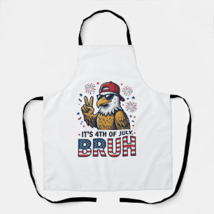 Delantal Diseño de camiseta patriótica Funny 4th of July Ea