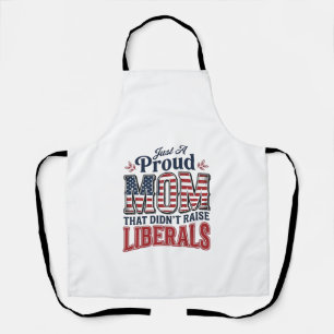 Delantal Diseño de camiseta política vintage patriota orgul