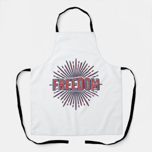 Delantal Diseño de camiseta vectorial de fuegos artificiale