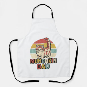 Delantal Diseño de camiseta vectorial para papá Munchkin am