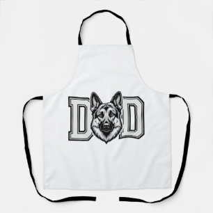 Delantal Diseño de camiseta vectorial vintage de papá pasto