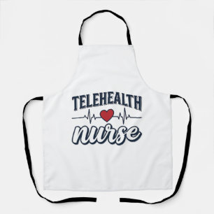 Delantal Diseño de camiseta vintage de enfermera de telesal