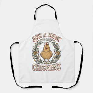 Delantal Diseño de camiseta vintage de enfermera que ama a