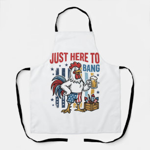 Delantal Diseño de camiseta vintage de fuegos artificiales