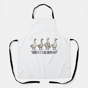 Delantal Diseño de camiseta vintage de ganso divertido con 