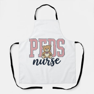 Delantal Diseño de camiseta vintage de osito de peluche de