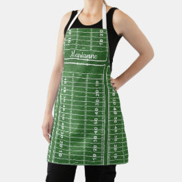 Delantal Diseño de campo de fútbol