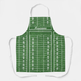 Delantal Diseño de campo de fútbol