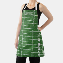 Delantal Diseño de campo de fútbol
