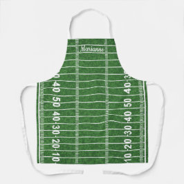 Delantal Diseño de campo de fútbol