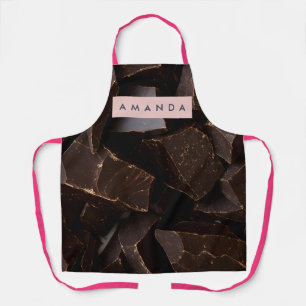 Delantal Diseño de Chocolate Rico Personalizado