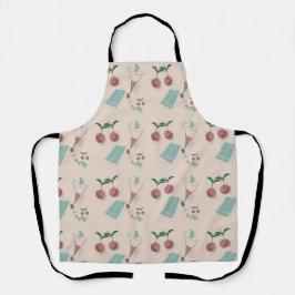Delantal Diseño de cóctel caprichoso