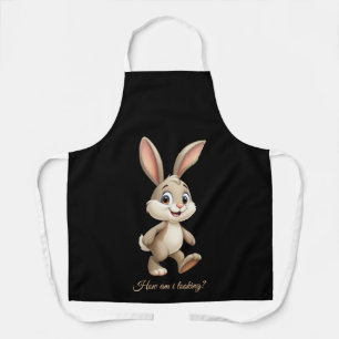 Delantal Diseño de conejo personalizado Apron Cute Bunny