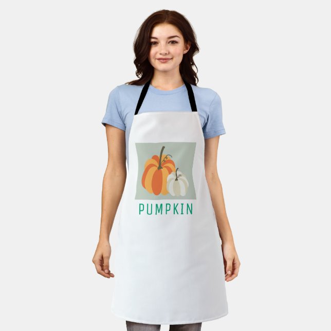 Delantal Diseño de cosecha de calabaza de otoño (Gastado)
