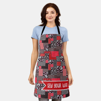 Delantal Diseño de costura personalizada cose a tu manera