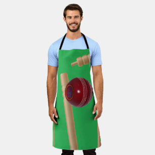 Delantal Diseño de Cricket Verde, Fullprint Apron