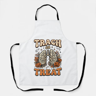 Delantal Diseño de enfermera de Halloween de traqueostomía
