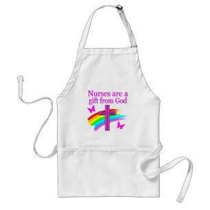 Delantal DISEÑO DE ENFERMERÍA CRUZ Y bonito