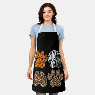 Delantal Diseño de estampado de animales lindos Vida silves