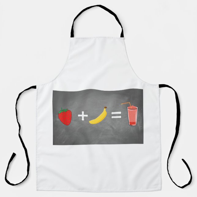 Delantal Diseño de estilos de vida saludables (Anverso)