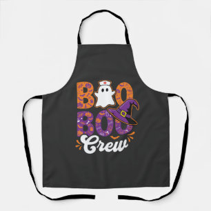 Delantal Diseño de fantasma de enfermera de Halloween de Bo