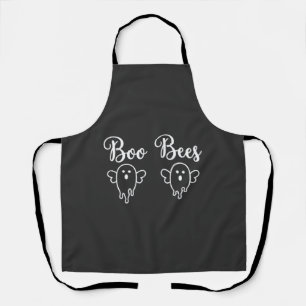 Delantal Diseño de fantasma de Halloween de abejas Boo