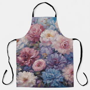 Delantal Diseño de flores silvestres sucias