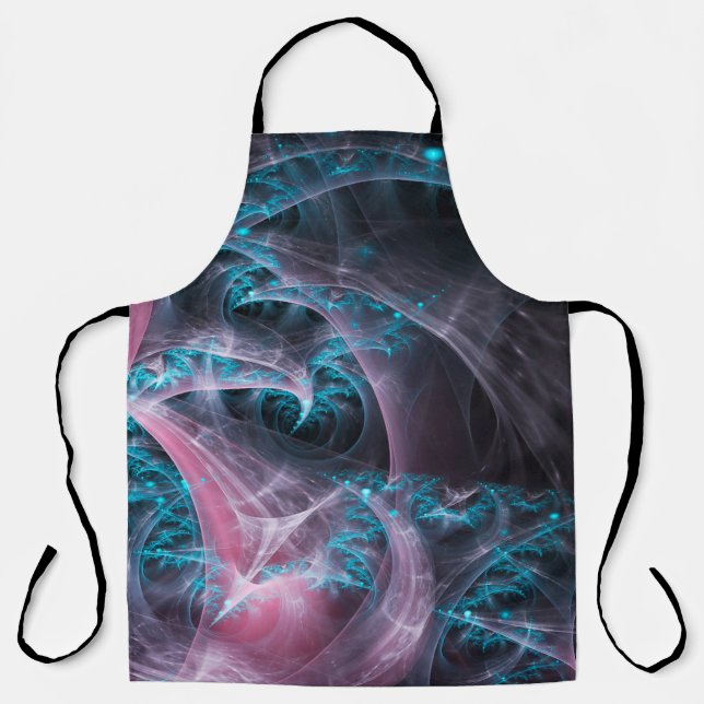 Delantal Diseño de fondo de textura fractal (Anverso)