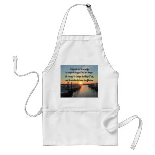 DELANTAL DISEÑO DE FOTOGRAFÍAS DE SERENITY PRAYER SUNSET