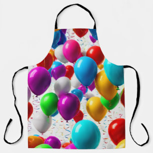 Delantal Diseño de globos de celebración colorida