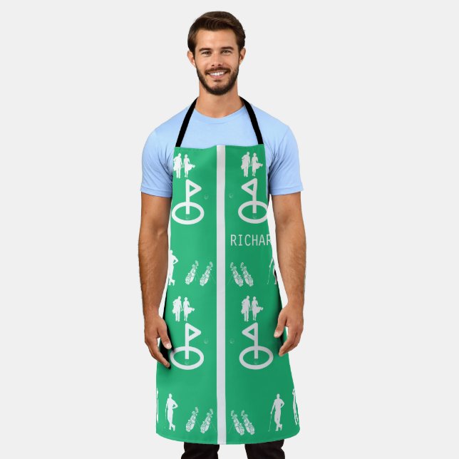 DELANTAL DISEÑO DE GOLF APRON (Gastado)