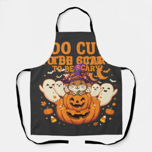Delantal Diseño de Halloween de hámster adorable con calaba