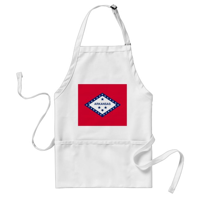 Delantal Diseño de la bandera del estado de Arkansas (Frente)