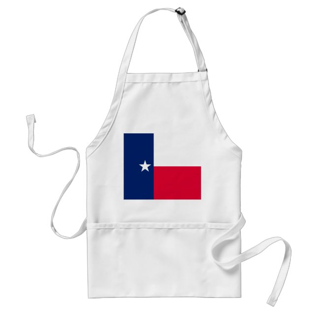 Delantal Diseño de la bandera del estado de Texas (Frente)