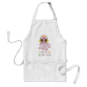 Delantal Diseño de la cita del pulpo