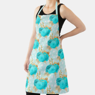 Delantal Diseño de la Serie Aqua y Gold 6