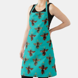 Delantal Diseño de la serie de abejas del bosque 8