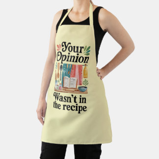 Delantal Diseño de la serie de cocina divertida #4