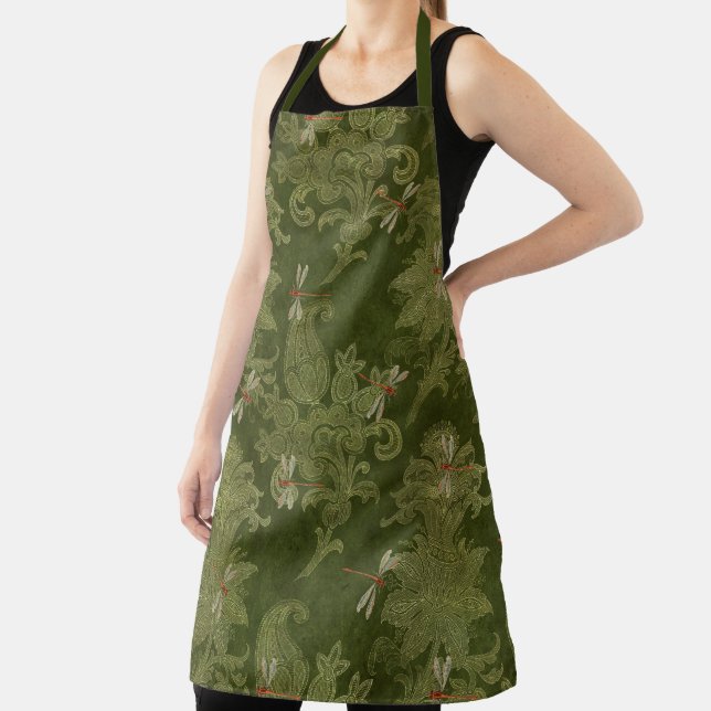 Delantal Diseño de la serie de girasoles y libagonflies 13 (in situ)