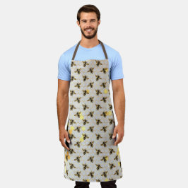Delantal Diseño de la serie Girasol y Abeja Siete