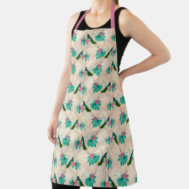 Delantal Diseño de la serie HummingBirds Veintitrés
