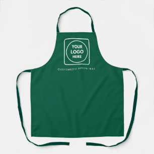 Delantal Diseño de logotipo de empresa ecológica para promo