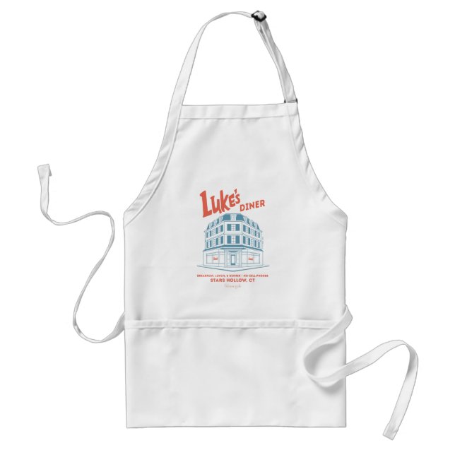 Delantal Diseño de Luke's Diner Stars Hollow (Frente)