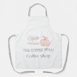 Delantal Diseño de marca otoñal para Café Artesanal Hello P